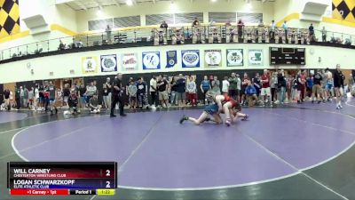 110 lbs Cons. Round 5 - Will Carney, Chesterton Wrestling Club vs Logan Schwarzkopf, Elite Athletic Club