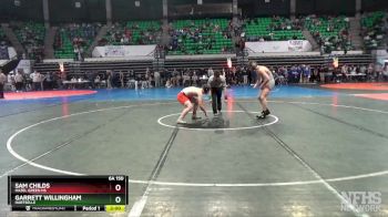 6A 150 lbs Quarterfinal - GARRETT WILLINGHAM, Hartselle vs Sam Childs, Hazel Green HS