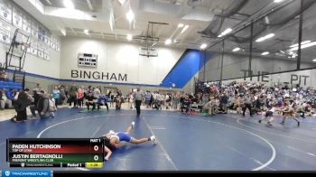 85 lbs Cons. Round 2 - Paden Hutchinson, Top Of Utah vs Justin Bertagnolli, Fremont Wrestling Club