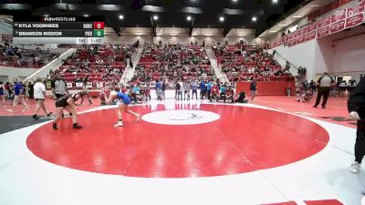 JH 117 lbs Champ. Round 2 - Kyla Voorhees, DUNCAN vs Branson Rigdon, PIEDMONT