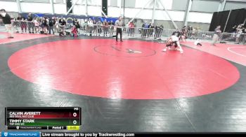 96 lbs Cons. Round 5 - Calvin Averett, Red Devil Mat Club vs Timmy Stark, Top Dog WC