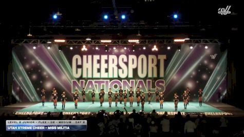 Utah Xtreme Cheer - Miss Militia [2026 L2 Junior - Flex - D2 - Medium Day 2] 2026 CHEERSPORT National All Star Cheerleading Championship
