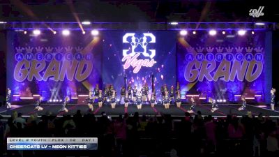 CheerCats LV - Neon Kitties [2025 L2 Youth - Flex - D2 Day 1] 2025 The American Grand Grand Nationals
