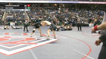 1A/2A 215 Quarterfinal - Nick Wade, Rosewood High School vs Christian Koeller, Robbinsville