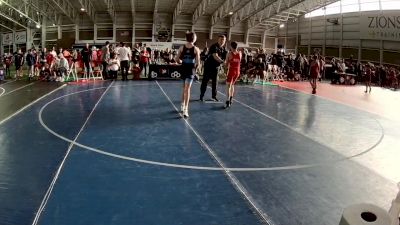 100 lbs Champ. Round 2 - Trenton Warren, Thorobred Wrestling Club vs Hayden Hetrick, Legacy Boltz Wrestling Club