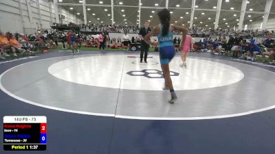 80 lbs Kona Hughes, Iowa vs Kellee Burnett, Tennessee