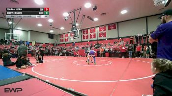 130 lbs 3rd Place - Ciarah York, Coweta vs Zoey Henley, Mannford