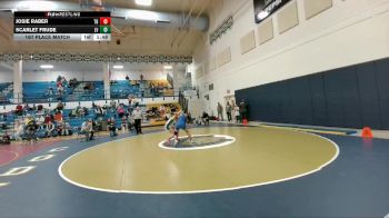 135B 1st Place Match - Josie Raber, Thunder Basin vs Scarlet Frude, Lander Valley