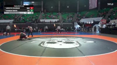 1-5A 126 Quarterfinal - Ashlyn Coleman, Weaver vs Hannah Mayo, East Limestone