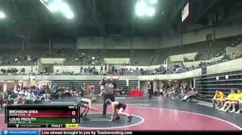 106 lbs Quarterfinals (8 Team) - Louis Prouty, Apple Valley vs Bronson Shea, Dover Eyota