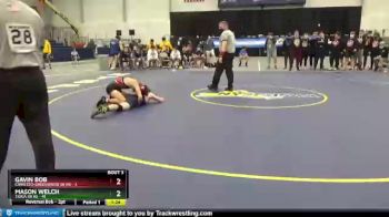 126 lbs Finals (4 Team) - Mason Welch, Tioga Sr HS vs Gavin Bob, Canisteo-Greenwood Sr HS