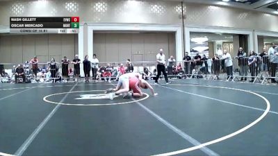 113 lbs Consi Of 16 #1 - Nash Gillett, Evwc vs Oscar Mercado, Montclair