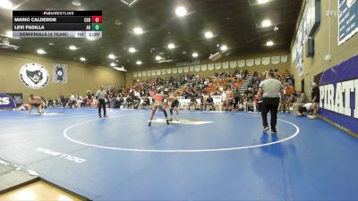 120 lbs Semifinals (4 Team) - Mario Calderon, Central vs Levi Padilla, Arroyo Grande