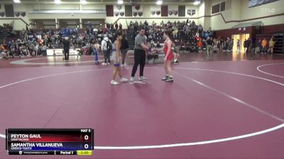 14UG-2 lbs Rr1 - Peyton Gaul, Unattached vs Samantha Villanueva, Cresco Youth