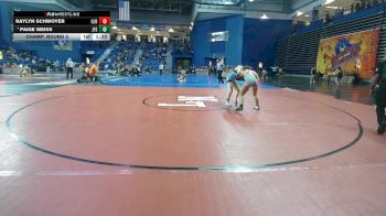 135 lbs Champ. Round 3 - Raylyn Schwoyer, Owen J Roberts vs Paige Weiss, Jefferson Sparta