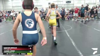92 lbs Round 7 (8 Team) - Neeson Aleski, ACES Of Spades vs Brooks Burmesister, Ohio Gold