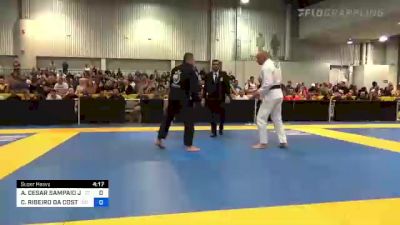 ARTHUR CESAR SAMPAIO JACINTHO vs CRISTIANO RIBEIRO DA COSTA 2022 World Master IBJJF Jiu-Jitsu Championship
