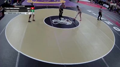 Champ. Round 1 - Lilli Walahoski, Lincoln Northwest Girls vs Jade Stockton, North Platte Girls