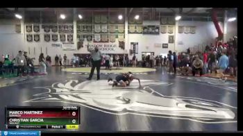 120 lbs Semifinal - Christian Garcia, Walnut vs Marco Martinez, Bonanza