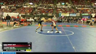 Cons. Round 1 - Kiiw Windy Boy, Harlem vs Kaiden Dolan, Powell Co. (Deer Lodge)