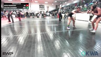 99-107 lbs Rr Rnd 5 - Sofia Rodriguez, Joplin Youth Wrestling vs Aaliyah Coombes, Wyandotte Youth Wrestling
