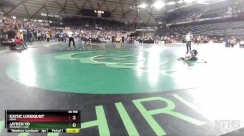 3A 106 lbs Champ. Round 1 - Kaysic Lundquist, Mead vs Jayden Vo, Spanaway Lake