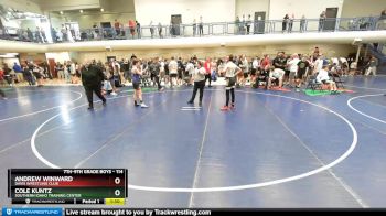 114 lbs Cons. Round 3 - Andrew Winward, Davis Wrestling Club vs Cole Kuntz, Southern Idaho Training Center