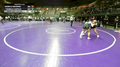 135 lbs Consi Of 8 #2 - Isabella Melendez, Mission Oaks vs Isabella Castillo, Golden West