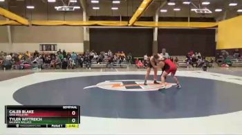 157 lbs Semifinal - Tyler Wittreich, Baldwin Wallace vs Caleb Blake, Ohio Wesleyan