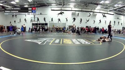 110 B Champ. Round 1 - Emma Cabinian, McKendree University vs Katalyn Dowell, Manchester University