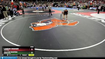 Quarterfinal - Dalton Rhoten, Bennington vs Landon Weidner, Hastings