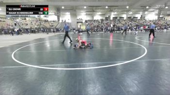 50 lbs Champ. Round 1 - Isaiah Schmidbauer, Williamson Co Wrestling Club vs Eli Crowe, Grindhouse
