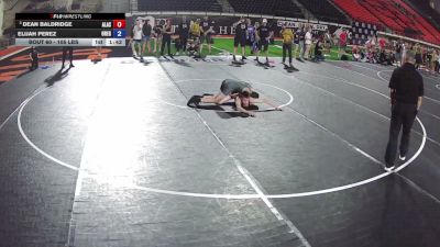 105 lbs Champ. Rd Of 16 - Dean Baldridge, Alaska vs Elijah Perez, Oregon