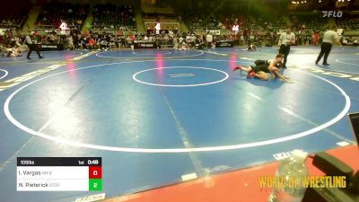 105 lbs Consi Of 16 #2 - Isaiah Vargas, NM Beast vs Noah Pieterick, Storm Wrestling Center