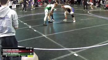 195 lbs Quarterfinal - Preston Burbach, Central City Junior Wrestling vs Thatcher Whiting, Kearney MatCats Wrestling Club