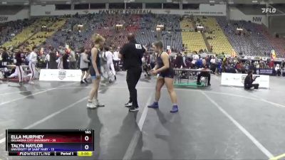 180 lbs Semis (4 Team) - Talyn Naylor, University Of Saint Mary vs Ella Murphey, Oklahoma City University