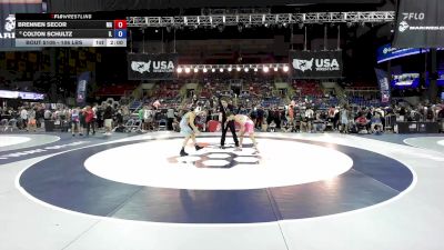 106 lbs Champ. Rd Of 128 - Brennen Secor, MA vs Colton Schultz, IL