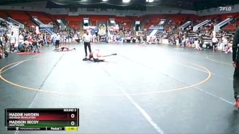 155/170 Round 3 - Madison Secoy, Unattached vs Maddie Hayden, Michigan Revolution