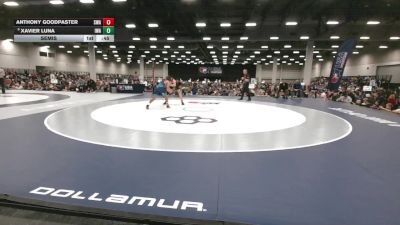 126 lbs Semis - Xavier Luna, Ironhawk Wrestling Academy vs Anthony Goodpaster, Sebolt Wrestling Academy