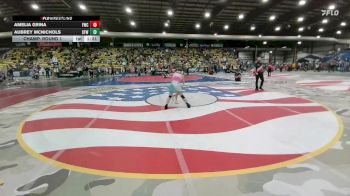 106 lbs Champ. Round 1 - Aubrey McNichols, Central Florida Wrestling vs Amelia Grina, Fairfield Wrestling Club