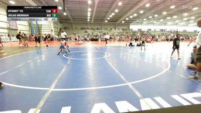 56 lbs Rr Rnd 3 - Sydney Yu, Team Germantown vs Atlas Newman, Ragin Raisins Niagara ES