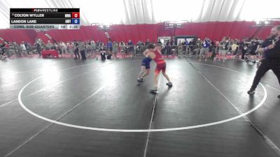 120 lbs Cons. Sub-quarters - Colton Wyller, Marmion Wrestling Academy vs Landon Lane, Angry Fish