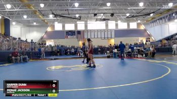 114 lbs Semifinal - Monae Jackson, Saltillo vs Harper Dunn, New Albany