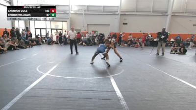 120 lbs Round 4 (8 Team) - Derion Williams, Sleepers vs Cashton Cole, FORGE