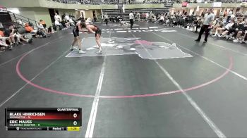 182 lbs Quarterfinals (8 Team) - Blake Hinrichsen, Washington vs Eric Mauss, Caledonia-Houston