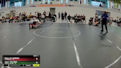 76 lbs Round 1 (6 Team) - Kolt Palmer, Misfits United vs Dallas Merino, Python Pit