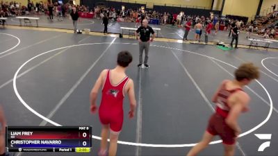 136 lbs Quarterfinal - Liam Frey, ND vs Christopher Navarro, IL