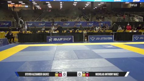 Nicholas Anthony Maez vs Steven Alexander Galvez 2026 Pan Jiu Jitsu IBJJF Championship