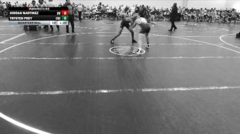 140 lbs Quarterfinal - Jordan Martinez, Woodland Wrestling vs Trysten Frey, Caveman Wrestling Club