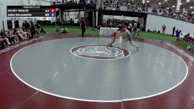 115 lbs Kelsey Seigler, Alabama Red vs Anna Williamson, Michigan Blue